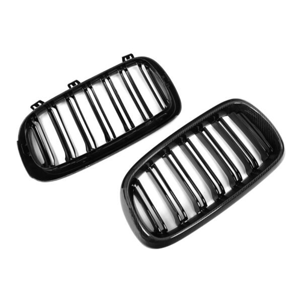 Dual Slat Carbon Fiber Front Grilles - BMW F15 X5 & F16 X6 - Image 9