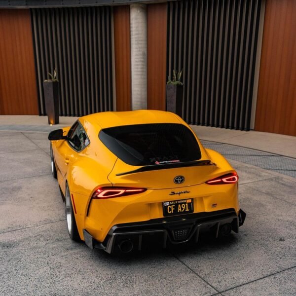 ED1 Style Carbon Fiber Trunk Spoiler - Toyota A90 GR Supra - Image 3