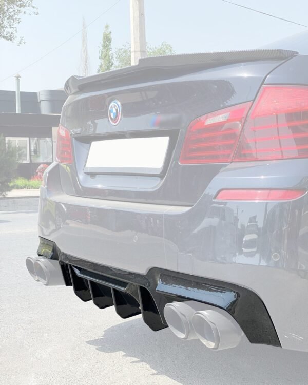 FD Style Carbon Fiber Rear Diffuser - BMW F10 M5 & 5 Series - Image 2