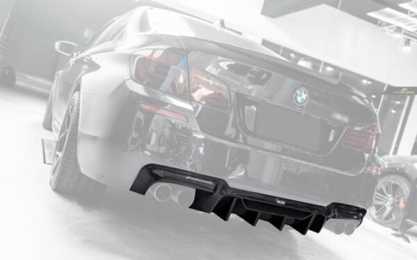 FD Style Carbon Fiber Rear Diffuser - BMW F10 M5 & 5 Series - Image 9