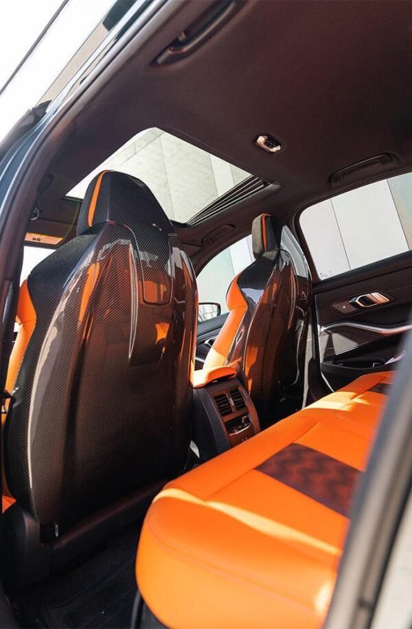 Full Carbon Fiber Seat Back Replacement - BMW G Chassis with M Seats - Image 5