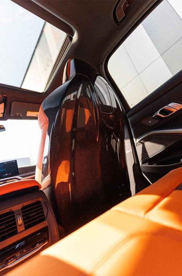Full Carbon Fiber Seat Back Replacement - BMW G Chassis with M Seats - Image 8