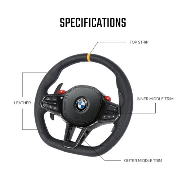 Full Custom Steering Wheel - BMW 2025 LCI Style - Image 8