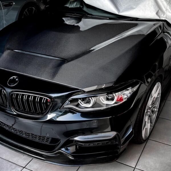 GTS Style Carbon Fiber Front Hood - BMW F87 M2 & F22 / F23 2 Series - Image 2