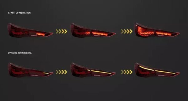 GTS Style OLED Taillights - BMW G82/G83 M4 & G22/G23/G26 4 Series - Image 7