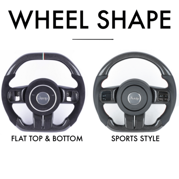 Jeep Wrangler Style - Full Custom Steering Wheel - Image 3