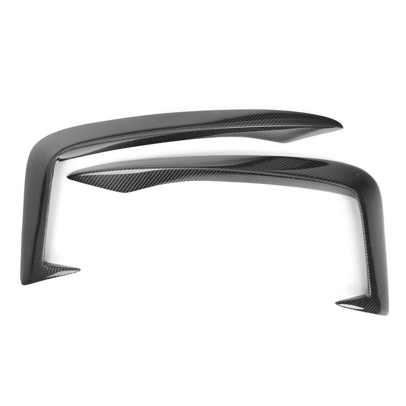 KB Style Carbon Fiber Front Bumper Splitters - Audi B9 A4 S Line - Image 3