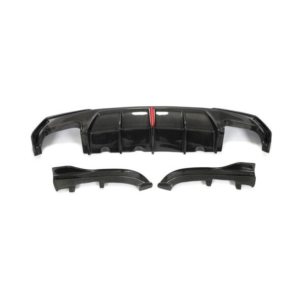 KB Style Carbon Fiber Rear Diffuser with Brake Light - BMW G22 4 Series - Image 10