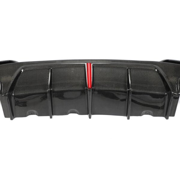 KB Style Carbon Fiber Rear Diffuser with Brake Light - BMW G22 4 Series - Image 11