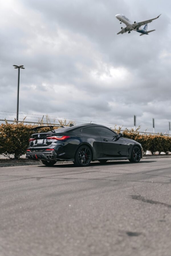 KB Style Carbon Fiber Rear Diffuser with Brake Light - BMW G22 4 Series - Image 2