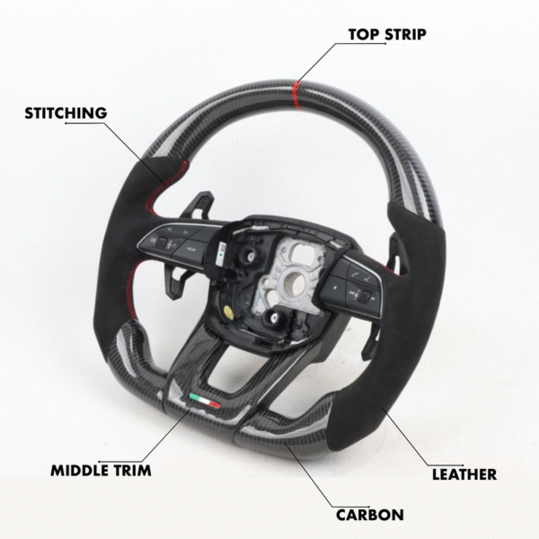 Lamborghini Urus Style - Full Custom Steering Wheel - Image 2