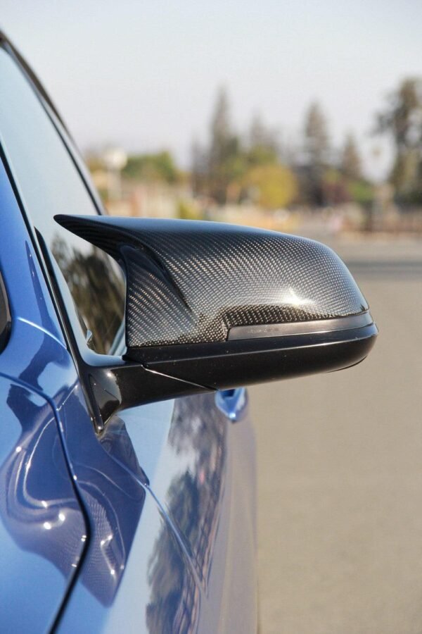 M Style Carbon Fiber Mirror Cap Set - BMW F10 5 Series & F06 / F12 / F13 6 Series - Image 2