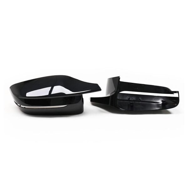 M Style Gloss Black Mirror Cap Set - BMW G Chassis - Image 7