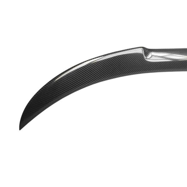 M4 Style Carbon Fiber Trunk Spoiler - BMW F10 M5 & 5 Series - Image 2