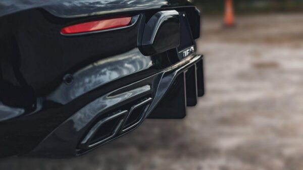 MC Style Carbon Fiber Rear Diffuser - Mercedes Benz W205 C63 AMG C-Class - Image 3