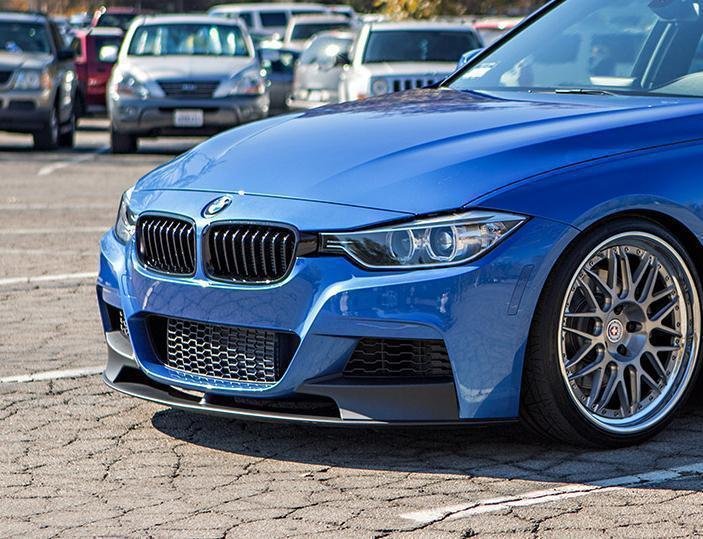 MP Style Carbon Fiber Front Lip - BMW F30 3 Series - Image 2