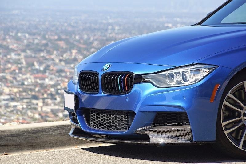 MP Style Carbon Fiber Front Lip - BMW F30 3 Series