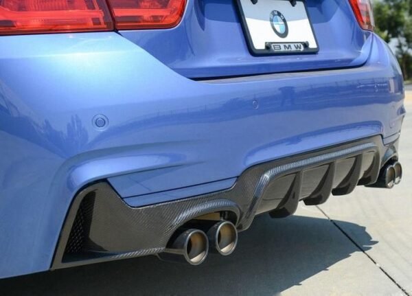 MP Style Carbon Fiber Rear Diffuser - BMW F32 / F33 / F36 4 Series - Image 3