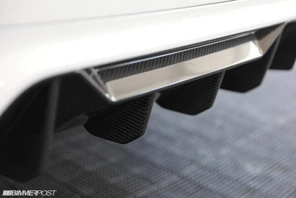 MP Style Carbon Fiber Rear Diffuser - BMW F90 M5 - Image 2