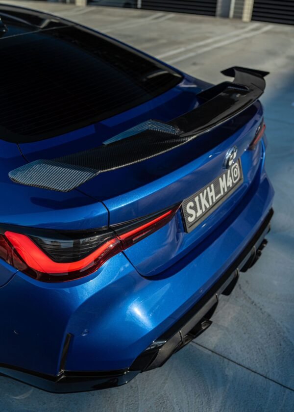 MP Style Carbon Fiber Rear Wing - BMW G80 M3 & G82 M4 - Image 5