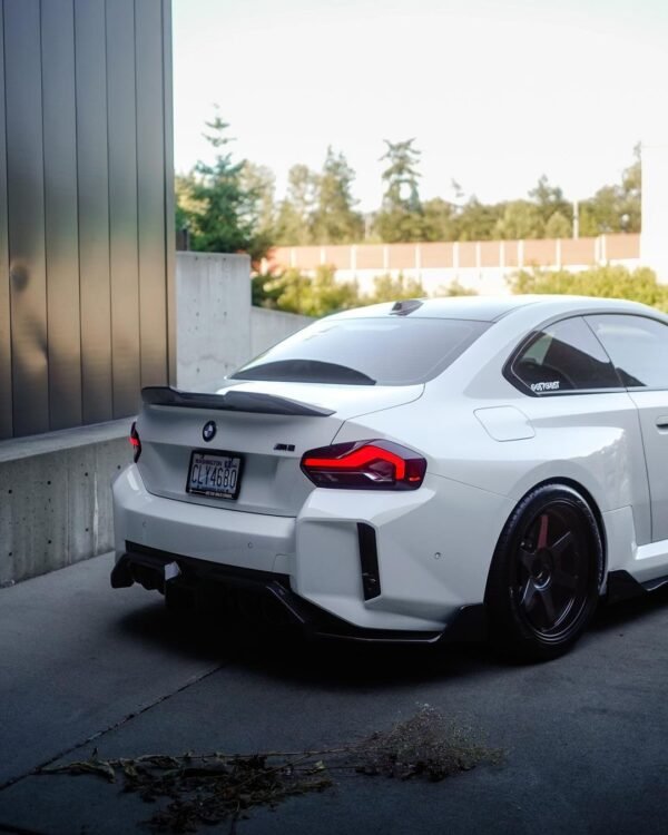 MP Style Carbon Fiber Trunk Spoiler - BMW G87 M2 & G42 2 Series - Image 2