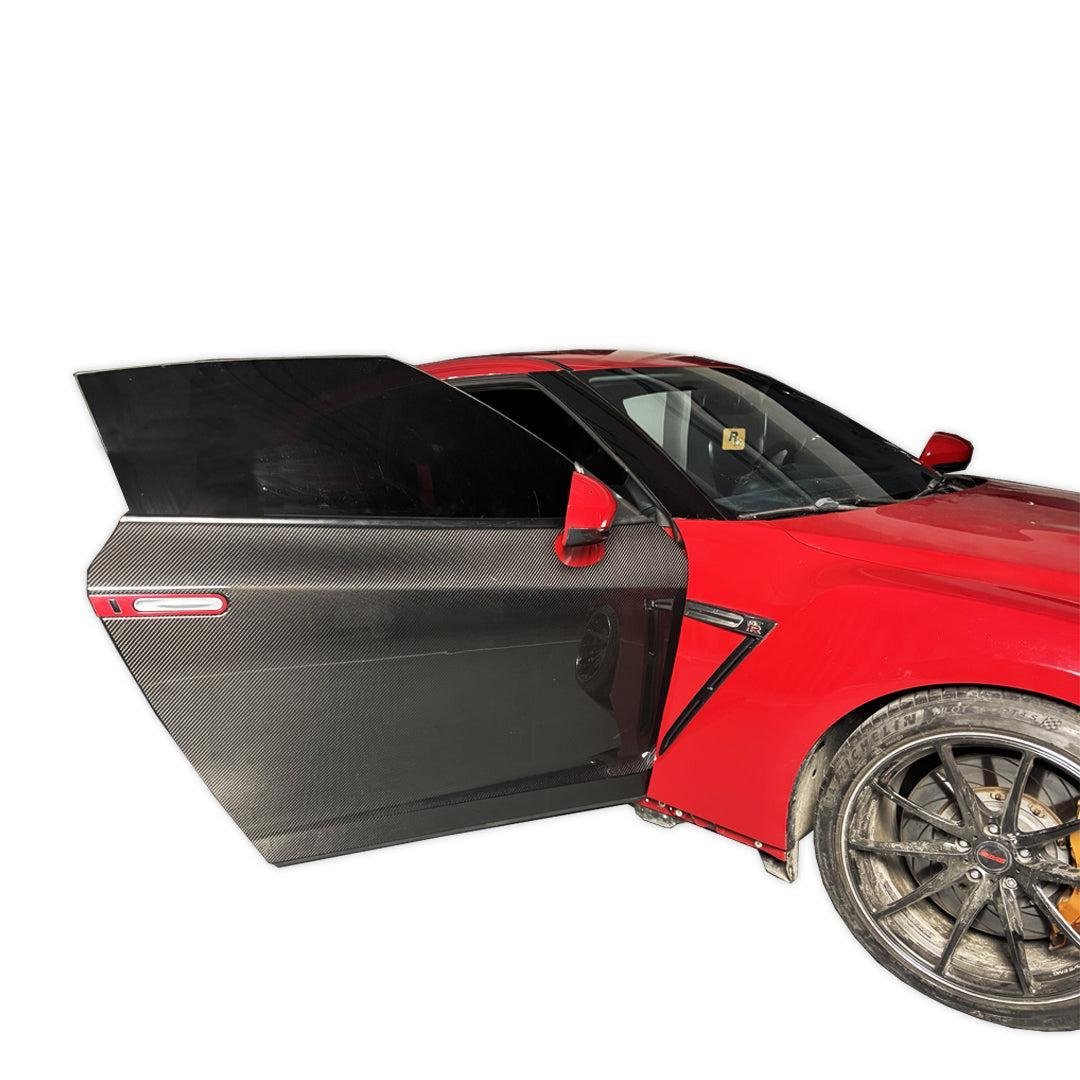 Nismo Style Full Carbon Fiber Door Panel - Nissan GTR R35 - Image 4