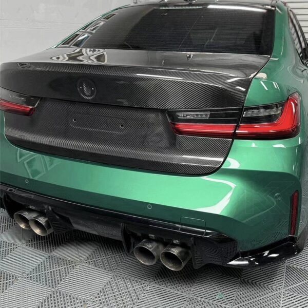 OEM Style Carbon Fiber Rear Trunk - BMW G80 M3 & G20 3 Series - Image 5