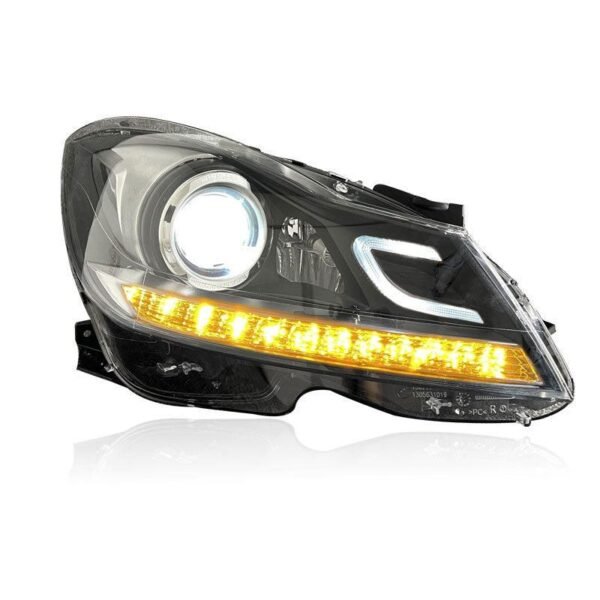 OEM Style LED Headlights - Mercedes Benz W204 C Class LCI - Image 3