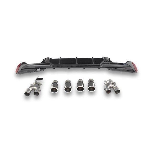 PP Rear Diffuser w/ Exhaust tips - BMW G30 / G38 5 Series - Image 2