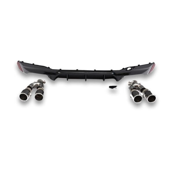 PP Rear Diffuser w/ Exhaust tips - BMW G30 / G38 5 Series - Image 3