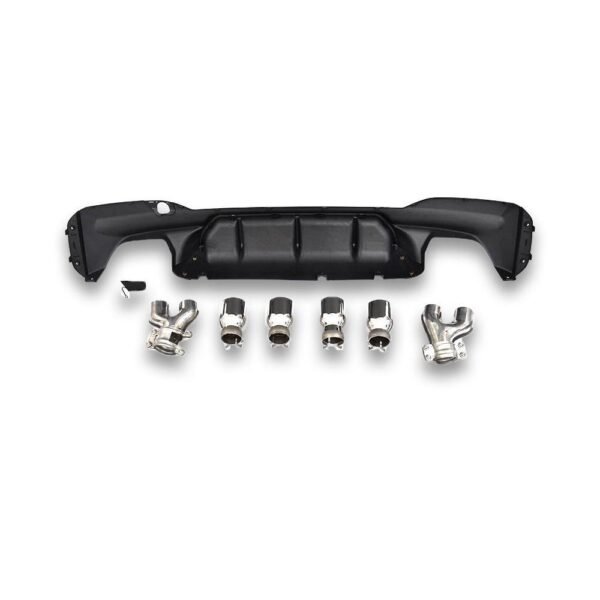 PP Rear Diffuser w/ Exhaust tips - BMW G30 / G38 5 Series - Image 4