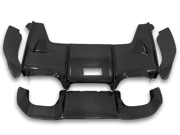 PSM Style Carbon Fiber Rear Diffuser - BMW F87 M2 / M2C - Image 2