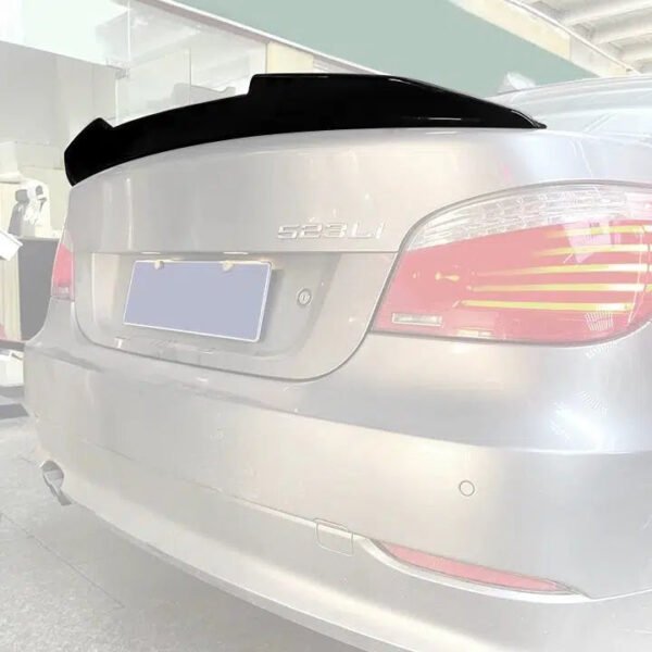 PSM Style Carbon Fiber Trunk Spoiler - BMW E60 5 Series - Image 2