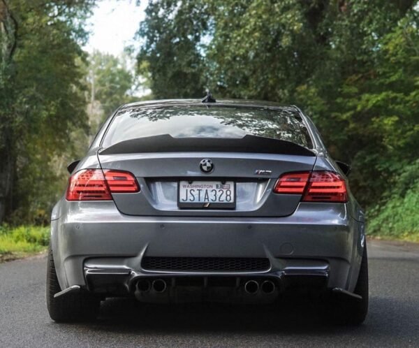 PSM Style High Kick Carbon Fiber Trunk Spoiler - BMW E90 / E92 / E93 M3 & 3 Series - Image 6