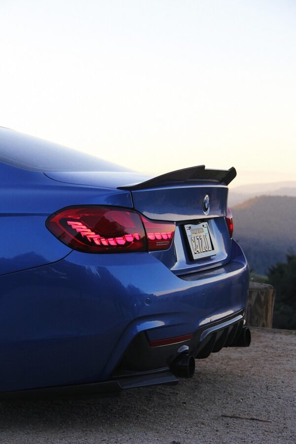 PSM Style High Kick Carbon Fiber Trunk Spoiler - BMW F32 / F33 / F36 4 Series - Image 5