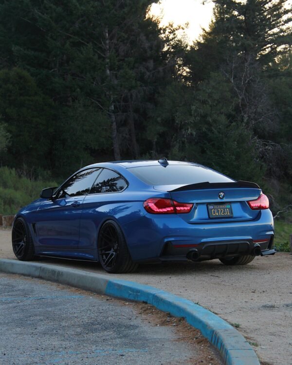 PSM Style High Kick Carbon Fiber Trunk Spoiler - BMW F32 / F33 / F36 4 Series - Image 9