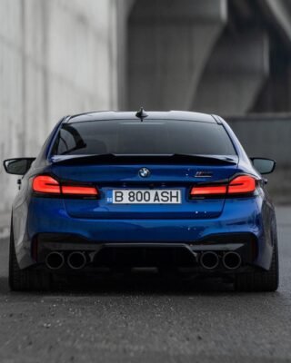 PSM Style High Kick Carbon Fiber Trunk Spoiler - BMW F90 M5 & G30 5 Series