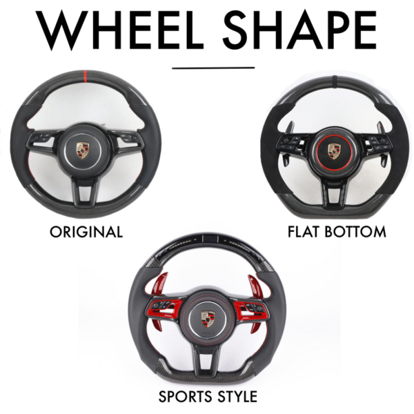 Porsche Macan Style - Full Custom Steering Wheel - Image 3