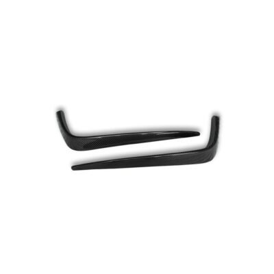 RS3 Style Carbon Front Upper Splitters - Audi S3 / A3 S Line
