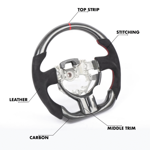 Subaru BRZ Style - Full Custom Steering Wheel - Image 2