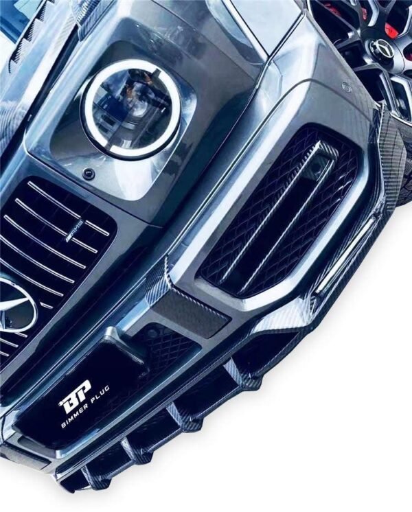 TC Style Carbon Fiber Front Bumper Trim - G Wagon W464 G350 & G500 & G63 - Image 3