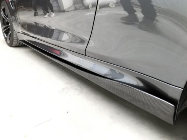 VRS Style Carbon Fiber Side Skirts - BMW F80 M3 & F82 / F83 M4 - Image 5